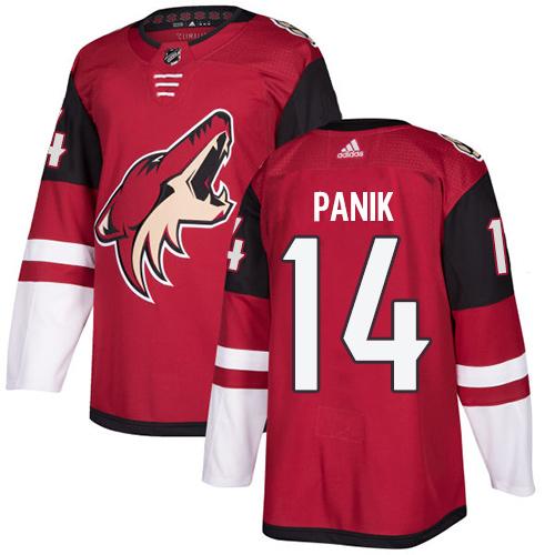 Adidas Men Arizona Coyotes #14 Richard Panik Maroon Home Authentic Stitched NHL Jersey